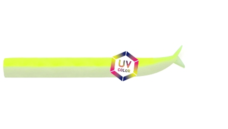 Fiiish Crazy Sand Eel 150 Ricambi mis. N°2 colore JAUNE FLUO